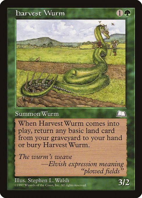 (英)収穫のワーム / Harvest Wurm【WTH】 No.130