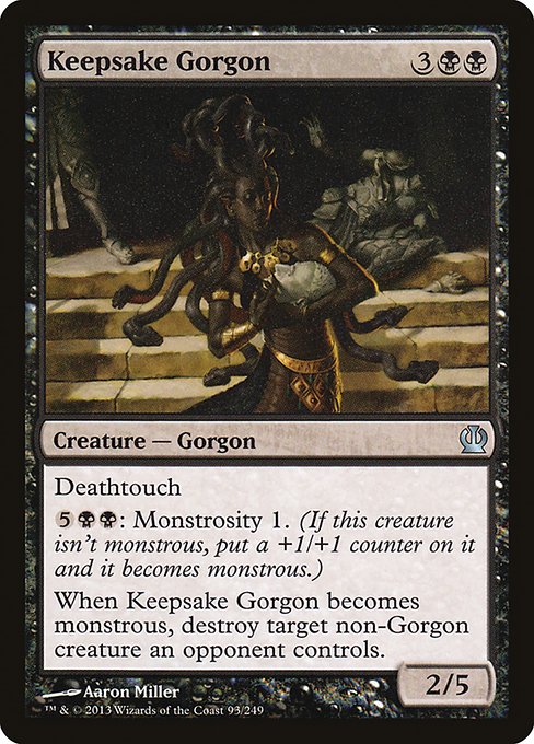 (英)【Foil】形見持ちのゴルゴン / Keepsake Gorgon【THS】 No.093