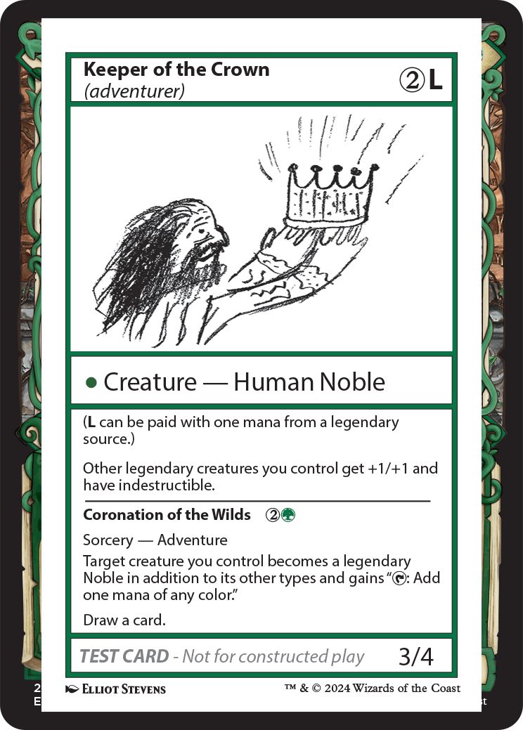 (英)Keeper of the Crown - Coronation of the Wilds【MB2-TEST】 No.339