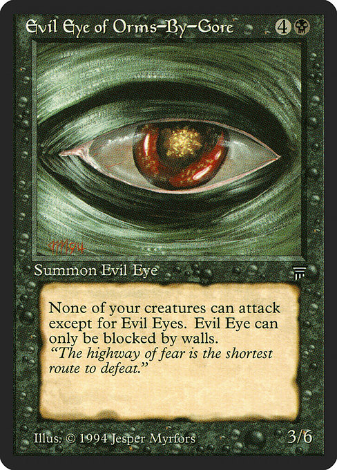 (英)オームズ＝バイ＝ゴアの邪眼 / Evil Eye of Orms-by-Gore【LEG】 No.096