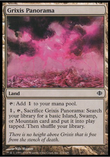 (英)【Foil】グリクシスの全景 / Grixis Panorama【ALA】 No.224