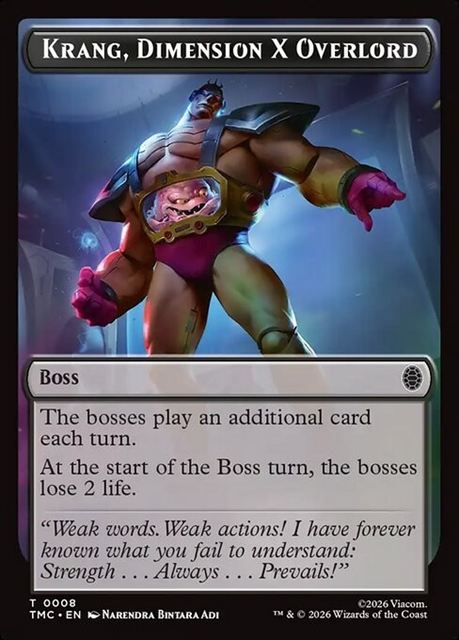(英)Krang, Dimension X Overlord 【TMC-TOKEN】 No.008