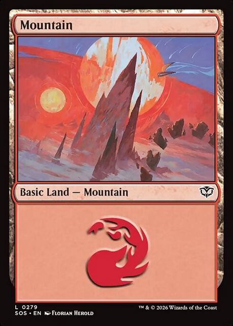 (英)【Foil】山 / Mountain【SOS】 No.279