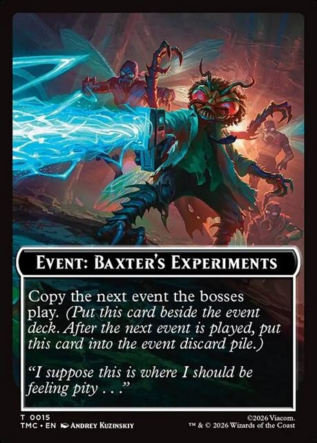 (英)Event: Baxter's Experiments 【TMC-TOKEN】 No.015