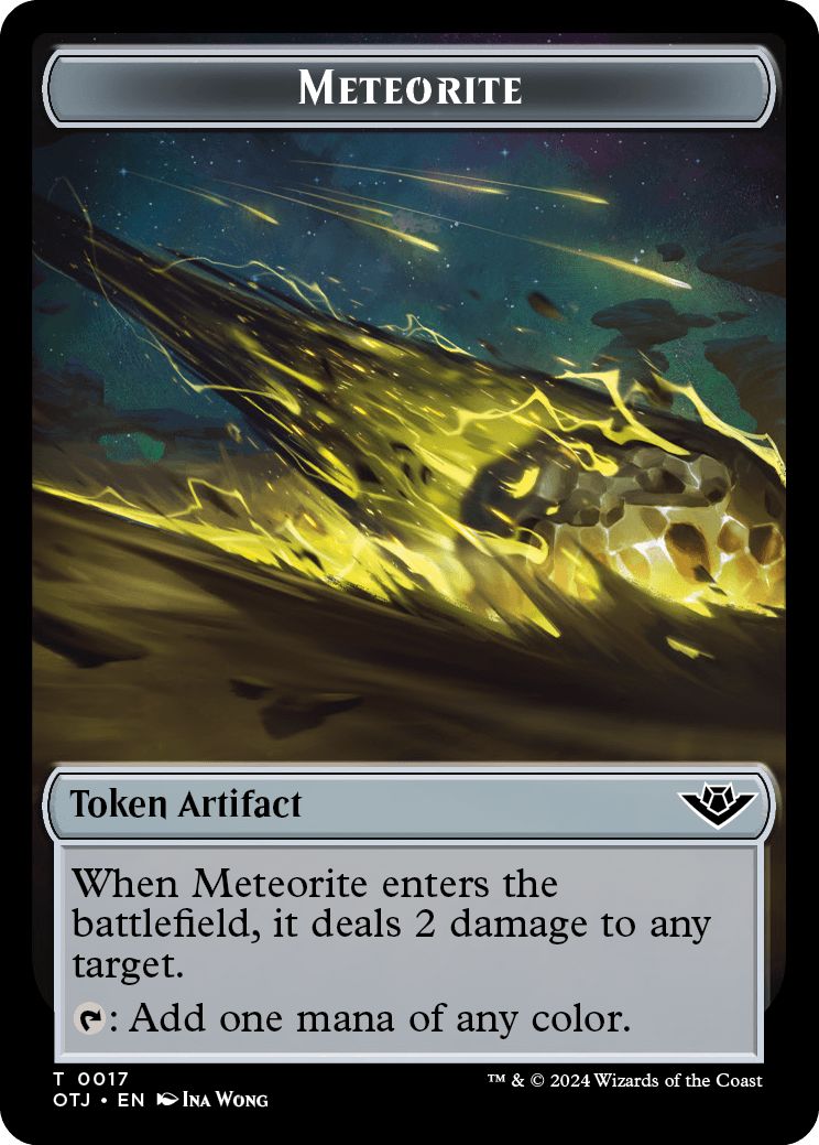 (英)隕石トークン / Meteorite Token【OTJ-TOKEN】 No.017