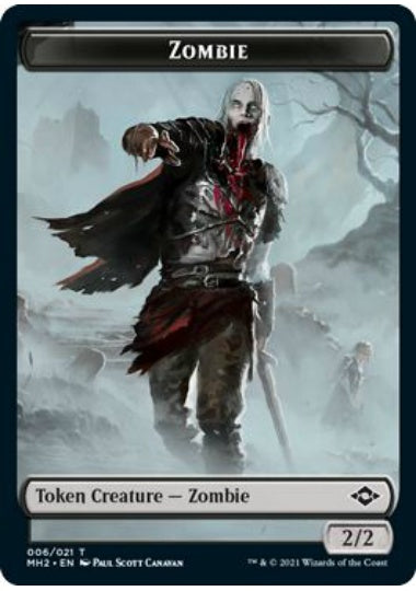 (英)ゾンビトークン / Zombie Token【MH2-TOKEN】 No.006