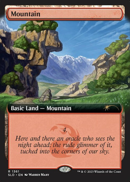 (英)【Foil】山 / Mountain【SLD】Featuring: the Mountain Goats No.1361