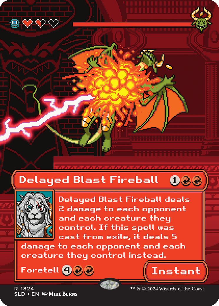 (英)ディレイド・ブラスト・ファイアーボール / Delayed Blast Fireball【SLD】 Pixel Perfect | Extra Life 2024 No.1824