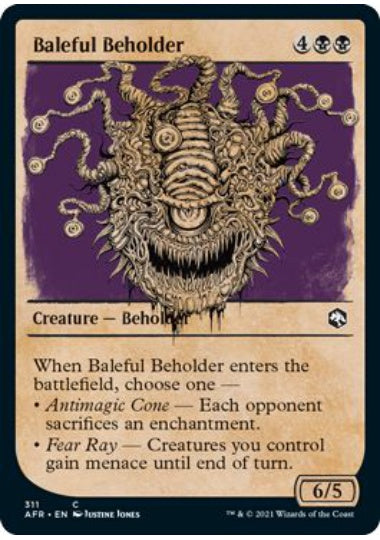 (英)悪意のビホルダー / Baleful Beholder ★ショーケース枠★(ルールブック・カード) 【AFR】 No.311