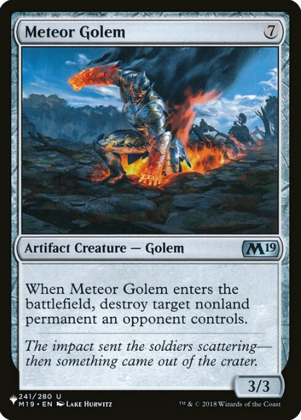 (英)隕石ゴーレム / Meteor Golem【SLD-C23-01】 From Cute to Brute No.056