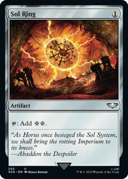 (英)【Surge-Foil】太陽の指輪 / Sol Ring【40K】 No.250