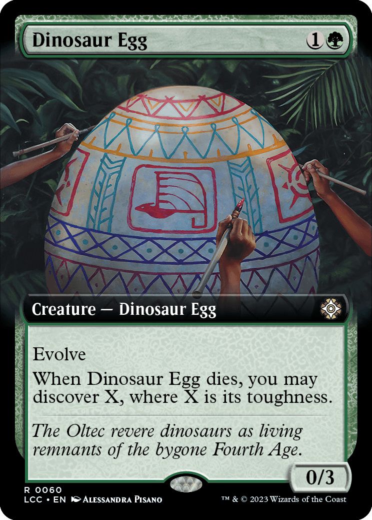 (英)恐竜の卵 / Dinosaur Egg ★拡張枠★ 【LCC】 No.060