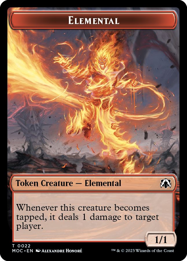 (英)エレメンタルトークン / Elemental Token No.022 - エレメンタルトークン / Elemental Token【MOC-TOKEN】 No.009