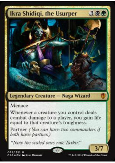 (英)【Foil】簒奪者、イクラ・シディーキ / Ikra Shidiqi, the Usurper【C16】 No.032