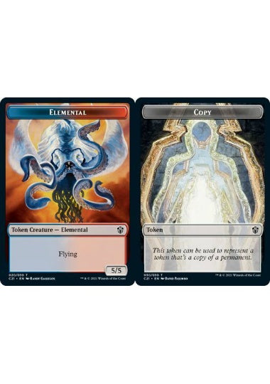 (英)エレメンタルトークン / Elemental Token No.020 - コピートークン / Copy Token【C21-TOKEN】 No.030