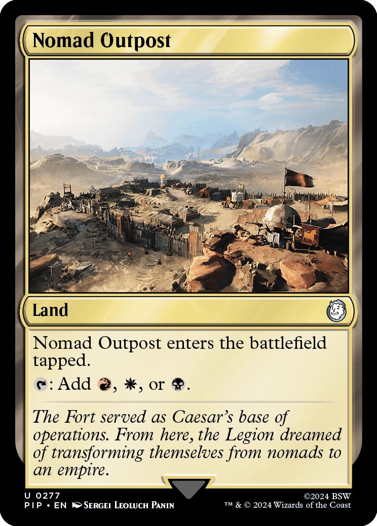 (英)【Foil】遊牧民の前哨地 / Nomad Outpost【PIP】 No.0277