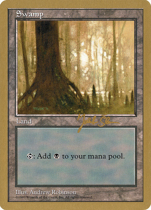 (英)沼 / Swamp【WC97】 World Championship Decks 1997 Jakub Slemr 金枠 No.109