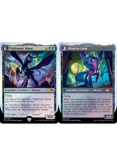 (英)【Foil】Nightmare Moon - Princess Luna【PRM】Ponies: the Galloping収録 No.033