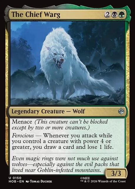 【予約商品】(英)親分魔狼 / The Chief Warg【HOB】 No.150