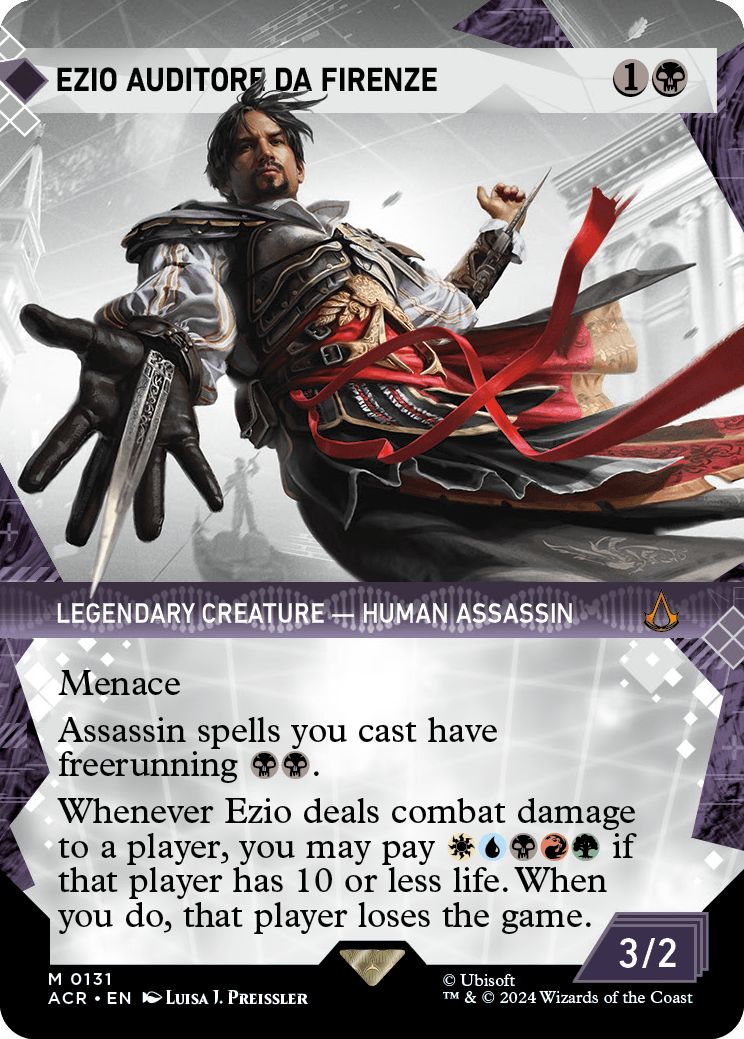 (英)【Foil】エツィオ・アウディトーレ・ダ・フィレンツェ / Ezio Auditore da Firenze ★ショーケース枠★(「記憶の回廊」ショーケース版) 【ACR】 No.131
