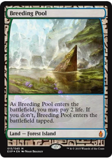 MTG 繁殖池 EXP foil 英)【Foil】繁殖池 / Breeding Pool【EXP】 No.015 | MtG通販サイト