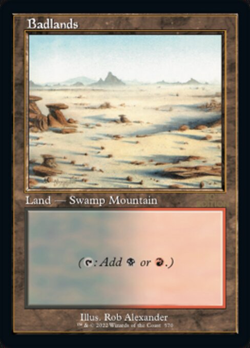 (英)Badlands【30A】 旧枠加工カード No.570 ※トーナメントで使用することはできません。