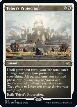 (英)【エッチングFoil】テフェリーの防御 / Teferi's Protection【2X2】 No.424