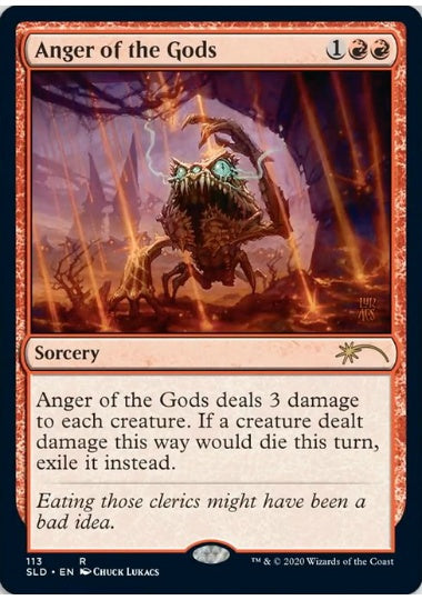 (英)【Foil】神々の憤怒 / Anger of the Gods【SLD】Happy Yargle Day! No.113