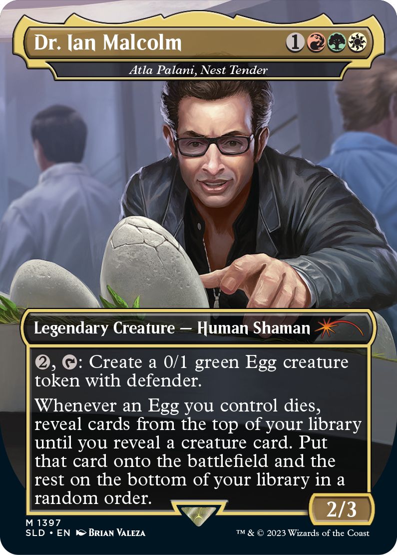 (英)Dr. Ian Malcolm[巣を守る者、アトラ・パラーニ / Atla Palani, Nest Tender]【SLD】 Secret Lair x Jurassic World: Dr. Ian Malcolm No.1397