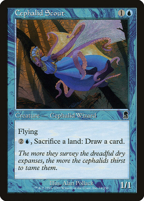 (英)【Foil】セファリッドの斥候 / Cephalid Scout【ODY】 No.074