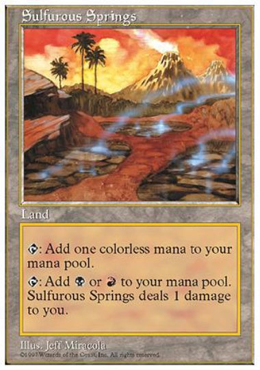 (英)硫黄泉 / Sulfurous Springs【5ED】 No.424
