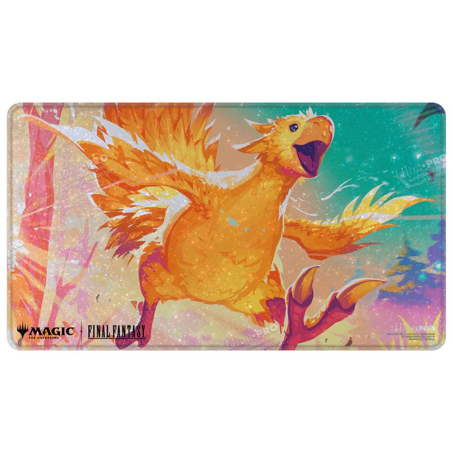 【サプライ】 ウルトラプロ 旅するチョコボ ホロFoilプレイマット / Ultra PRO Traveling Chocobo Holofoil Playmat(38761) ※発送方法は「ゆうパック」を選択してください。