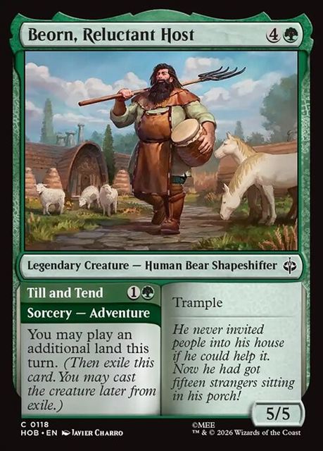 【予約商品】(英)不本意なもてなし役、ビヨルン - 耕し肥やし / Beorn, Reluctant Host - Till and Tend【HOB】 No.118