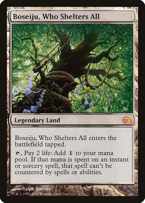(英)【Foil】すべてを護るもの、母聖樹 / Boseiju, Who Shelters All【FTVREALMS】 No.002