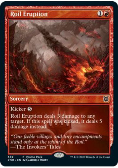 (英)【Foil】乱動の噴火 / Roil Eruption【ZNR】プロモパックプロモ No.389