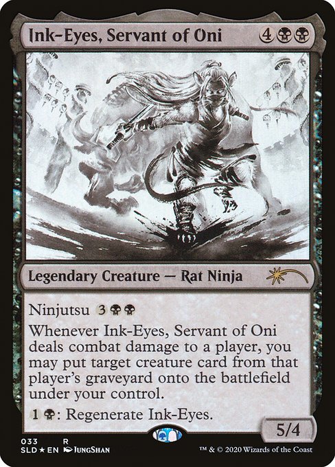 (英)【Foil】鬼の下僕、墨目 / Ink-Eyes, Servant of Oni【SLD】Year of the Rat No.033