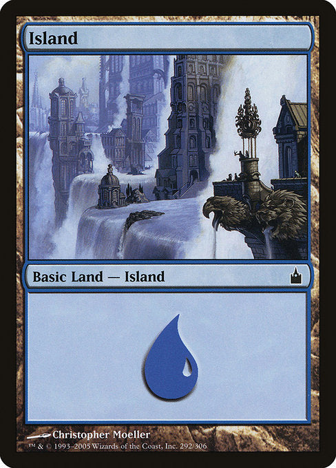 (英)【Foil】島 / Island【RAV】 No.292