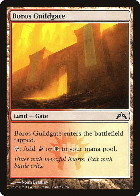 (英)ボロスのギルド門 / Boros Guildgate【GTC】 No.239