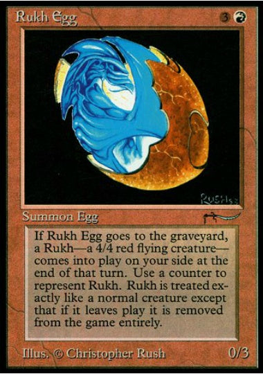 (英)ルフ鳥の卵 / Rukh Egg【ARN】 (コスト黒塗り) No.043D