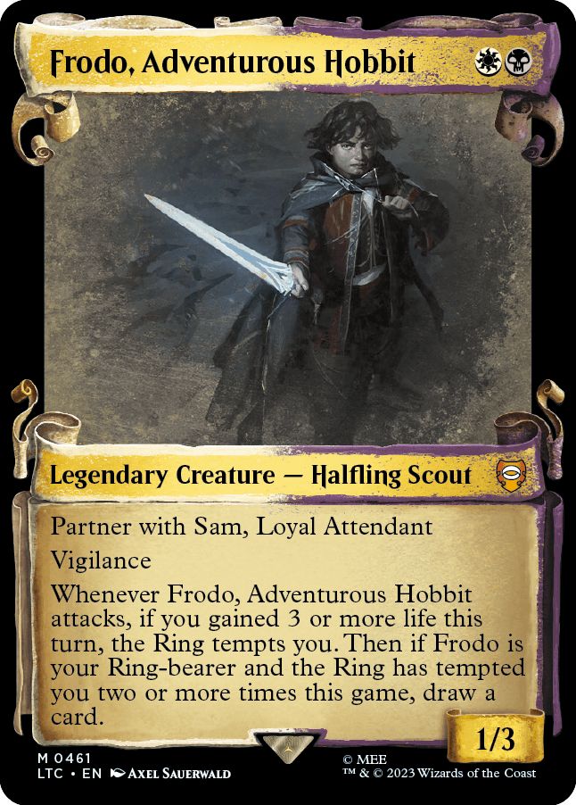 (英)冒険好きなホビット、フロド / Frodo, Adventurous Hobbit ★ショーケース枠★(中つ国の巻物) 【LTC】 No.461