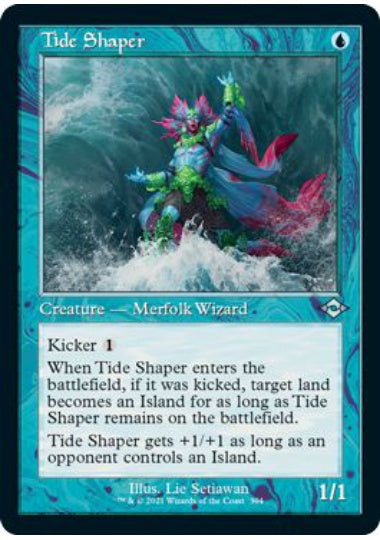 (英)【エッチングFoil】激浪の形成師 / Tide Shaper ★ショーケース枠★(旧枠加工カード) 【MH2】 No.394