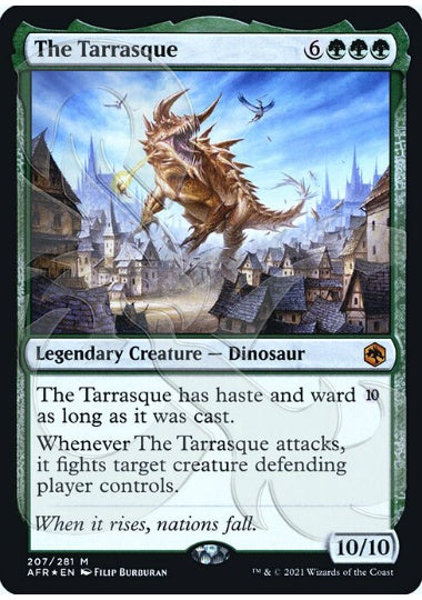 (英)【Foil】タラスク / The Tarrasque ★アンパサンド・カード★【AFR】 No.207