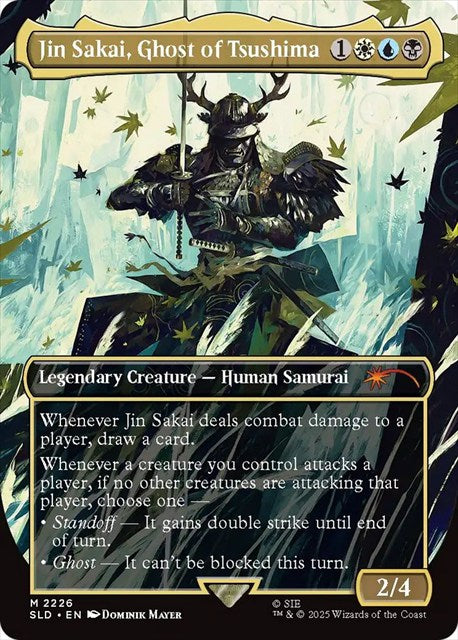(英)【Foil】Jin Sakai, Ghost of Tsushima【SLD】 Secret Lair x Ghost of Tsushima No.2226