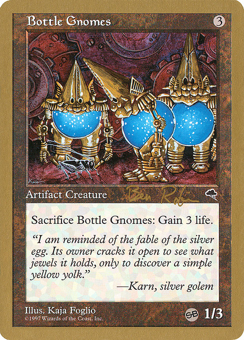 (英)ボトルのノーム / Bottle Gnomes【WC98】 World Championship Decks 1998 Ben Rubin サイドボード 金枠 No.073
