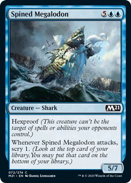 (英)【Foil】有刺メガロドン / Spined Megalodon【M21】 No.072
