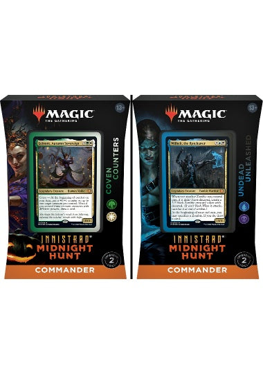 (英)イニストラード：真夜中の狩り 統率者デッキ 2種セット / Innistrad: Midnight Hunt Commander Deck Set【BOX】 ※発送方法は「ゆうパック」を選択してください。