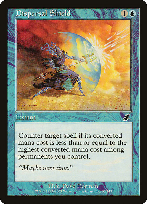 (英)【Foil】分散の盾 / Dispersal Shield【SCG】 No.033