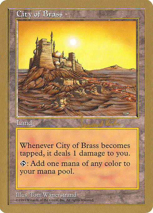 (英)真鍮の都 / City of Brass【WC97】 World Championship Decks 1997 Janosch Kuhn 金枠 No.083