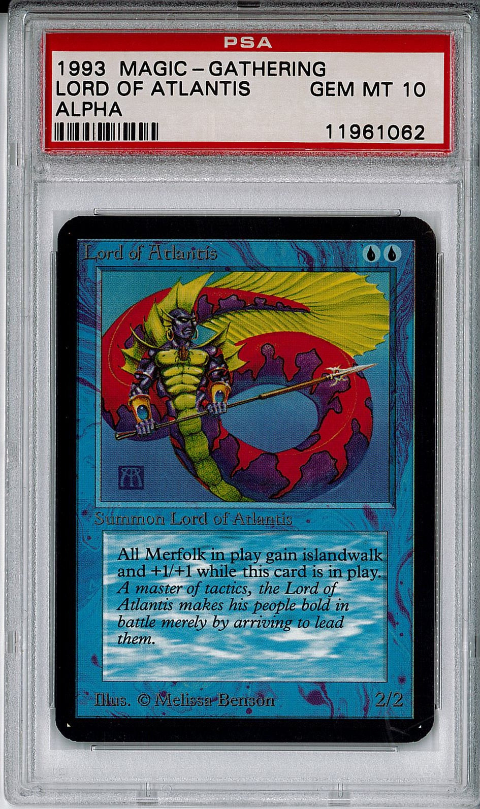 [鑑定品](英)アトランティスの王 / Lord of Atlantis【ALPHA】 PSA10 ID:11961062 [委託販売品]