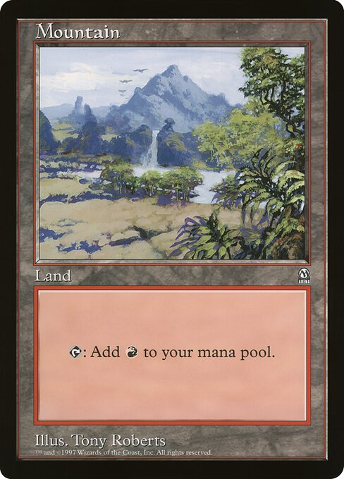 (英)山 / Mountain【PRM】 アリーナプロモ 【Oversized Card】 BIG-PRM-014 ※トーナメントで使用することはできません。